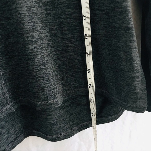 🐆NWOT Girlfriend Collective Heathered Gray/Blk Long Sleeve Top - Picture 7 of 8